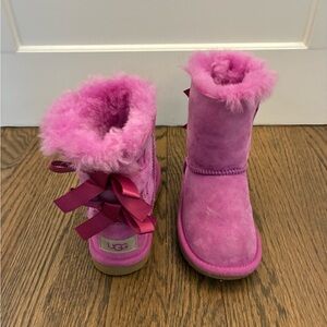 UGGs pink with bows